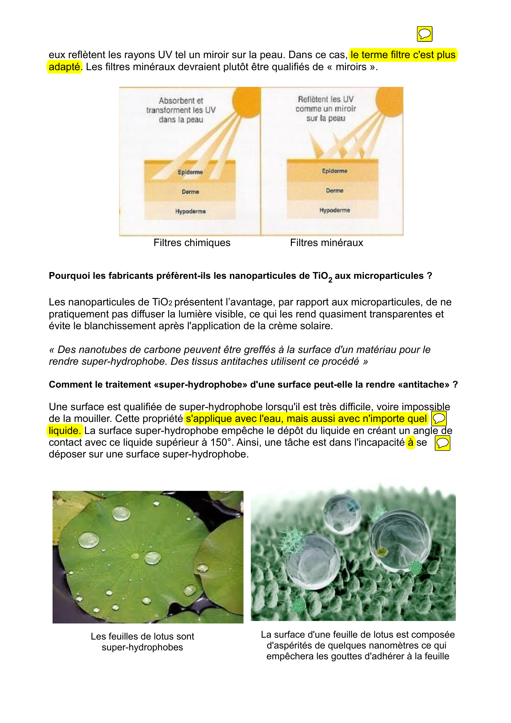 Prévisualisation du document Etude documentaire: Ces nanomatériaux qui nous entourent