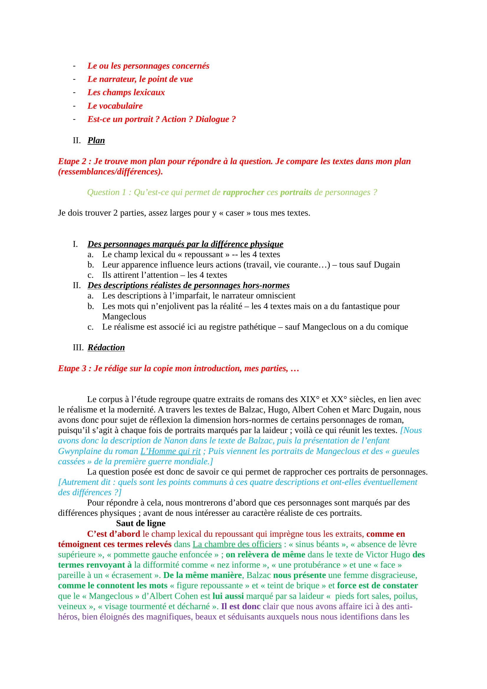 Prévisualisation du document Etude du sujet de bac de Français (Corpus) des séries technologiques 2014