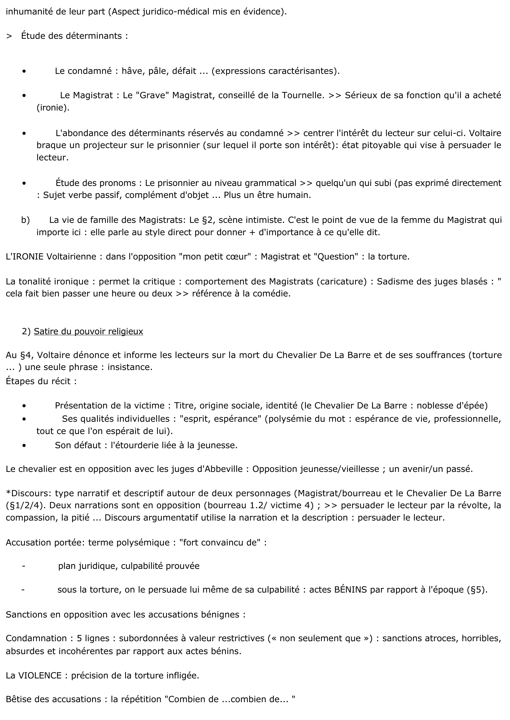 Prévisualisation du document Etude du texte Torture de Voltaire (Dictionnaire philosophique)….