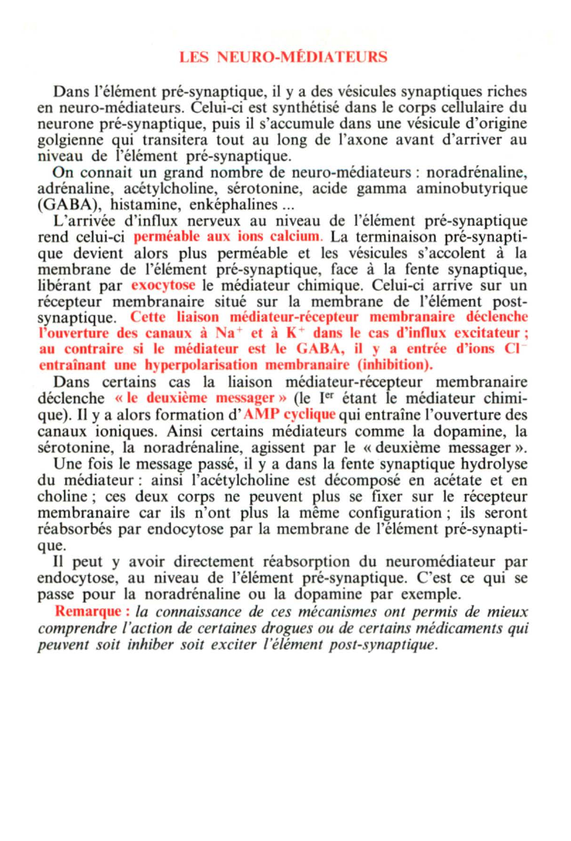 Prévisualisation du document ETUDE D'UNE SYNAPSE (SVT)