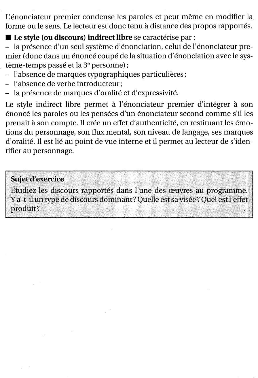 Prévisualisation du document Etudier les discours rapportés