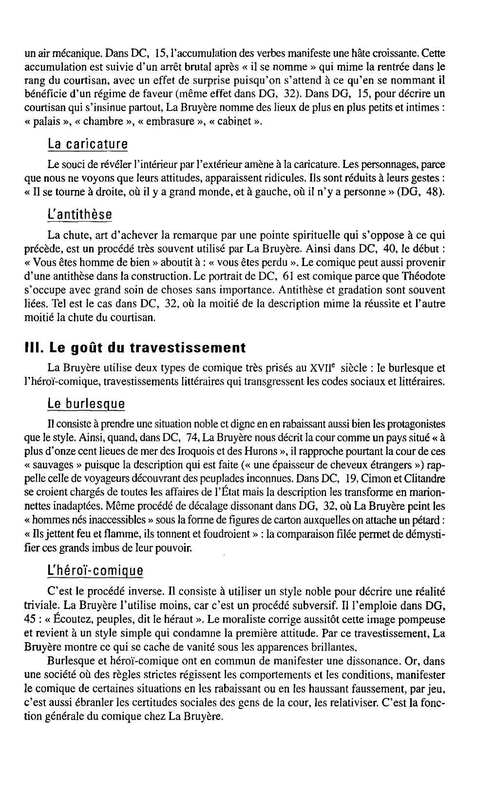 Prévisualisation du document Étudiez le comique dans « De la cour » et « Des grands