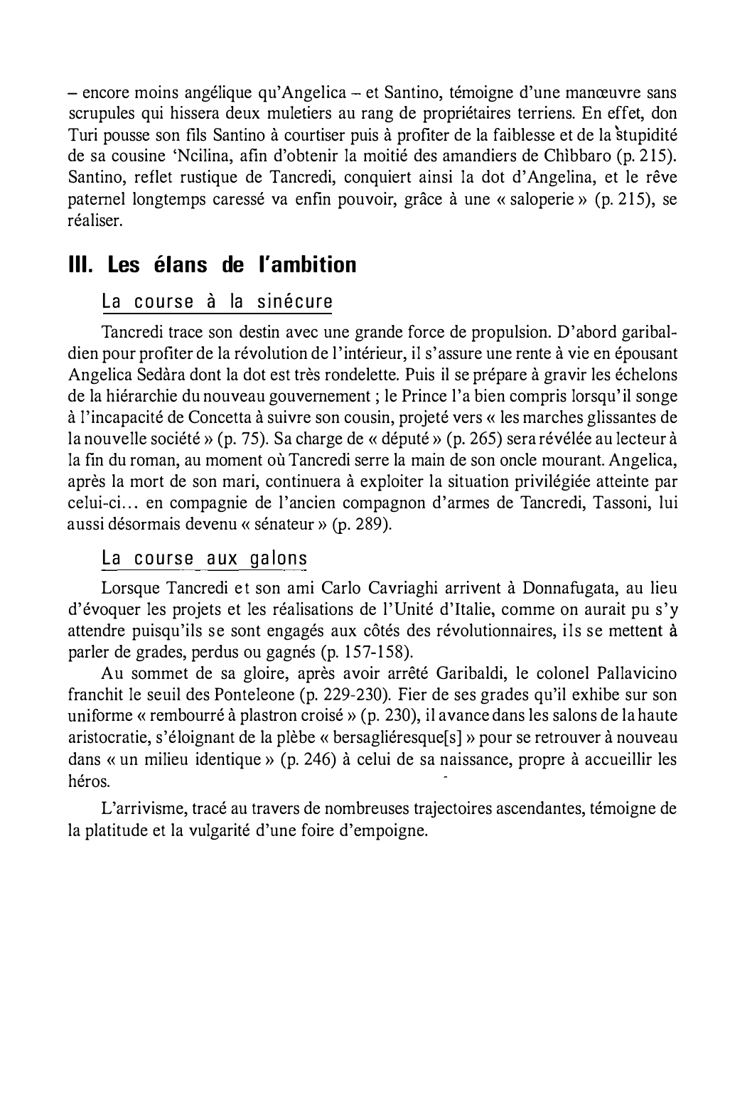 Prévisualisation du document Étudiez le thème de l'arrivisme  dans Le Guépard