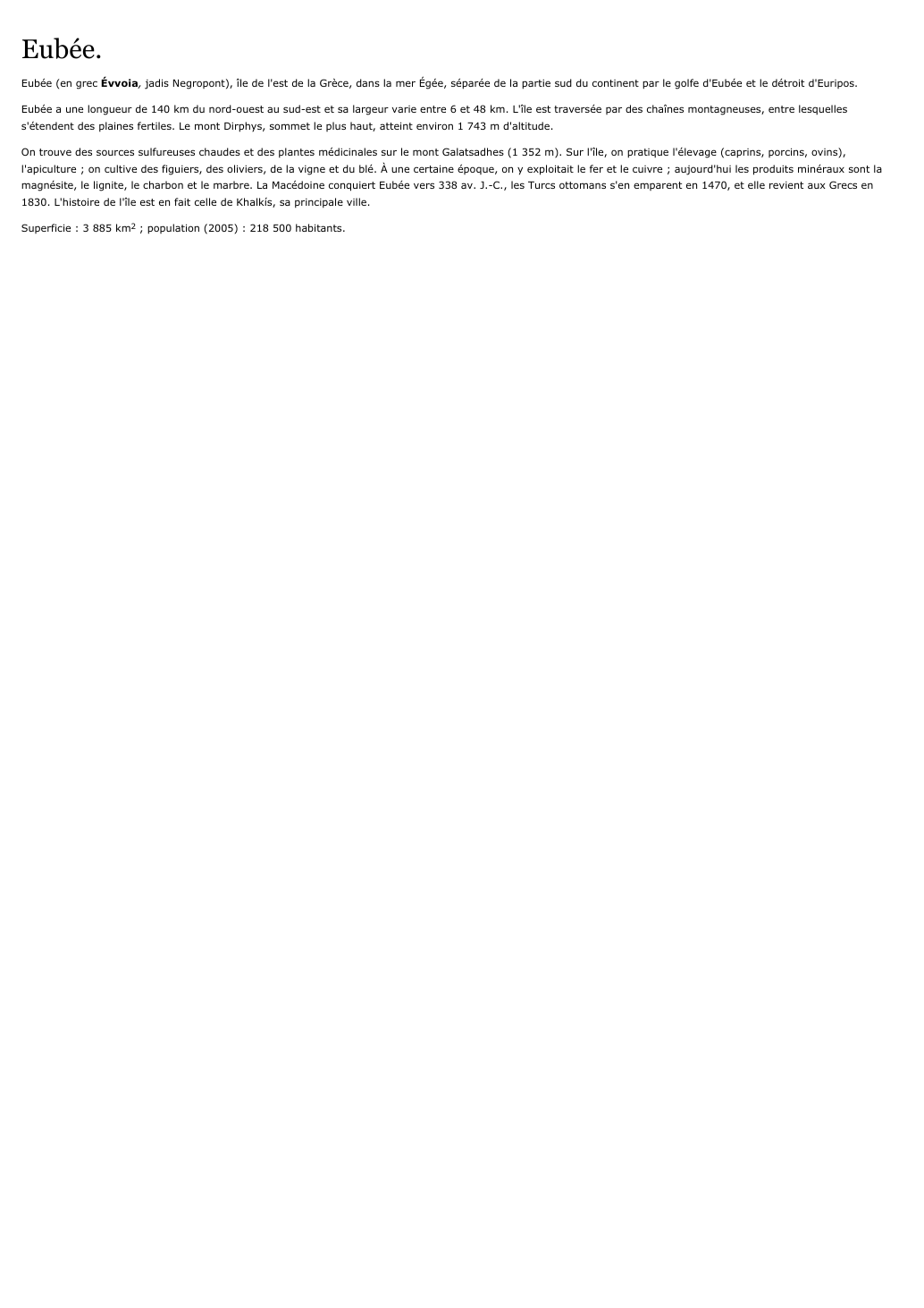 Prévisualisation du document Eubée.