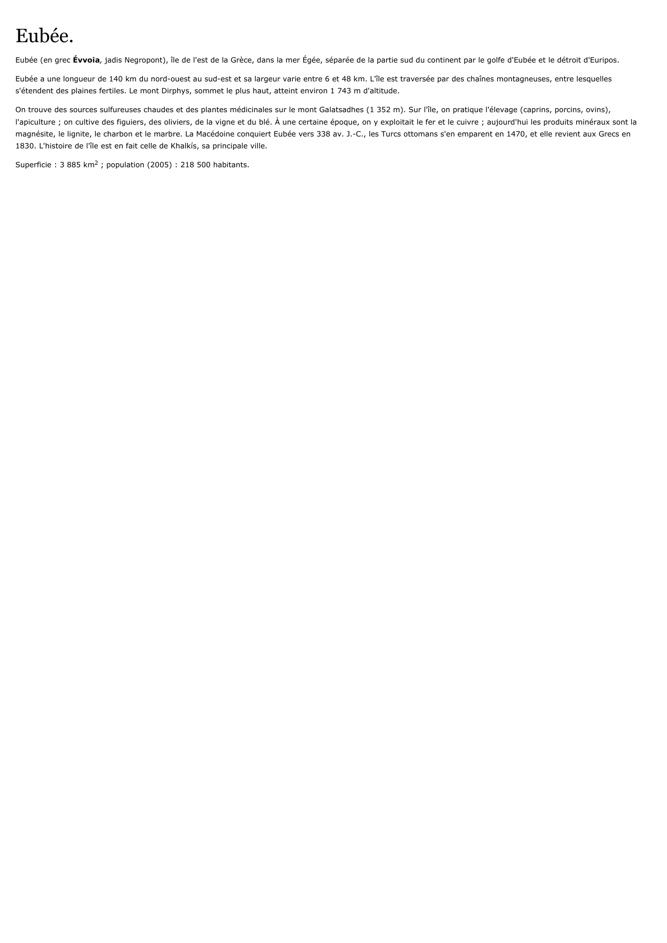 Prévisualisation du document Eubée.