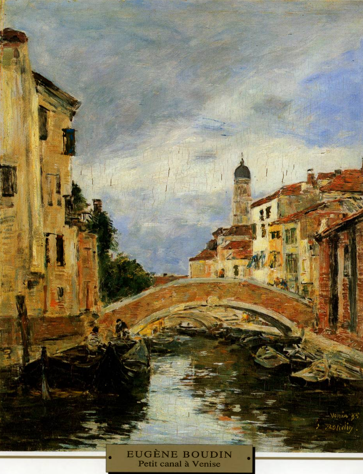 Prévisualisation du document Eugène BOUDIN:  PETIT CANAL A VENISE