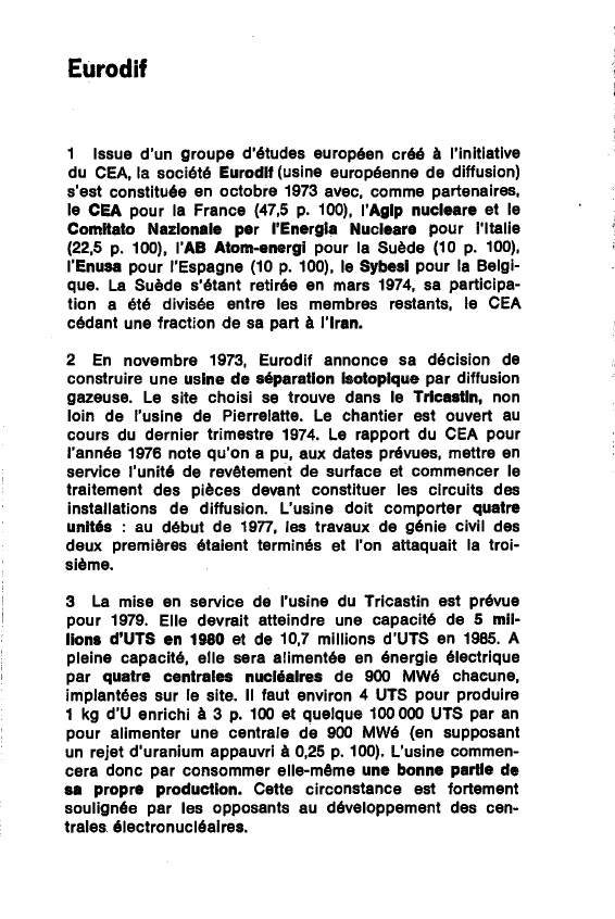 Prévisualisation du document Eurodif