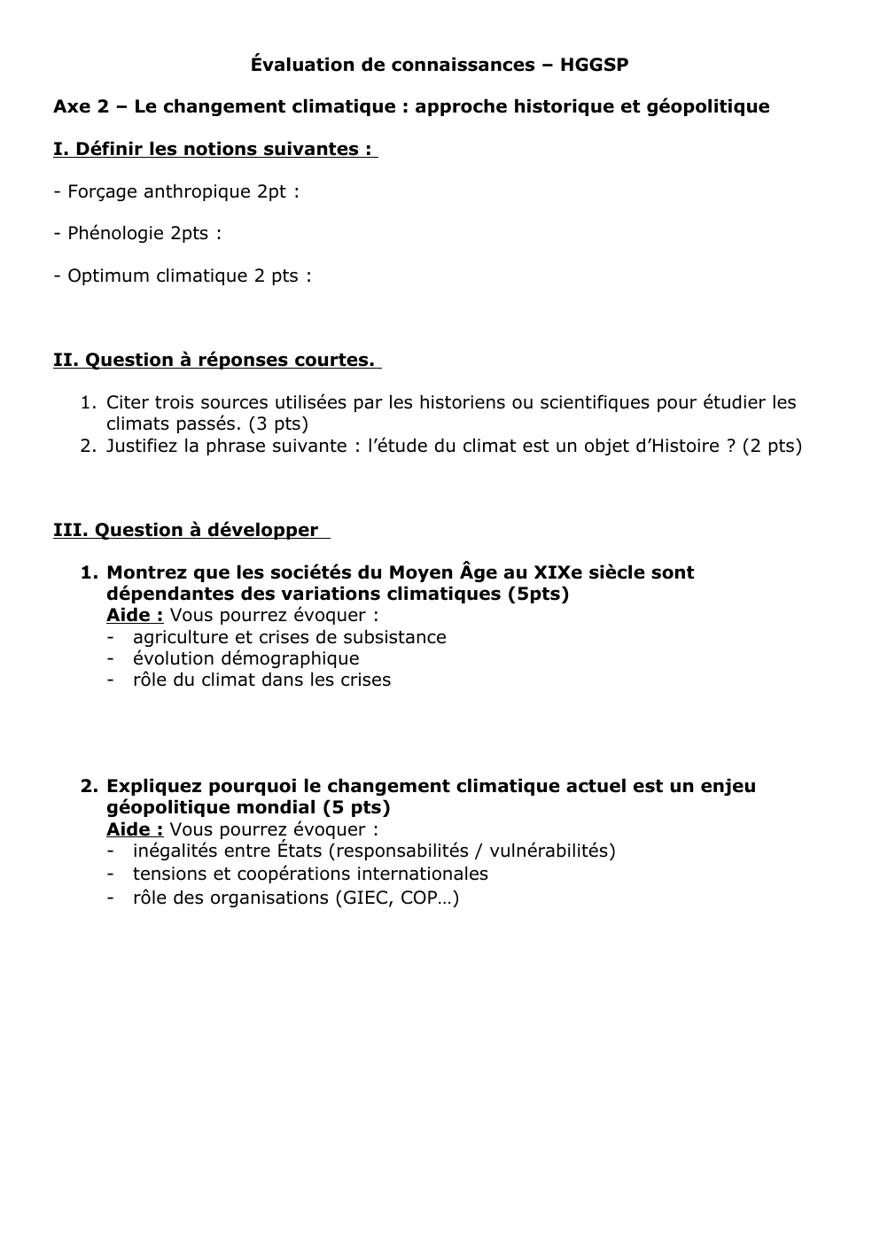 Prévisualisation du document Evaluación de connaisance