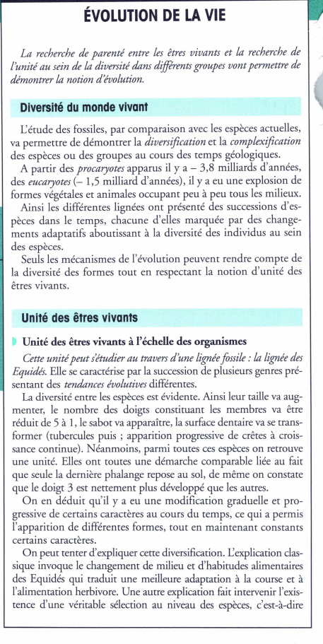Prévisualisation du document ÉVOLUTION DE LA VIE
La recherche de parenté entre les êtres vivants et la recherche de
l'unité au sein de...