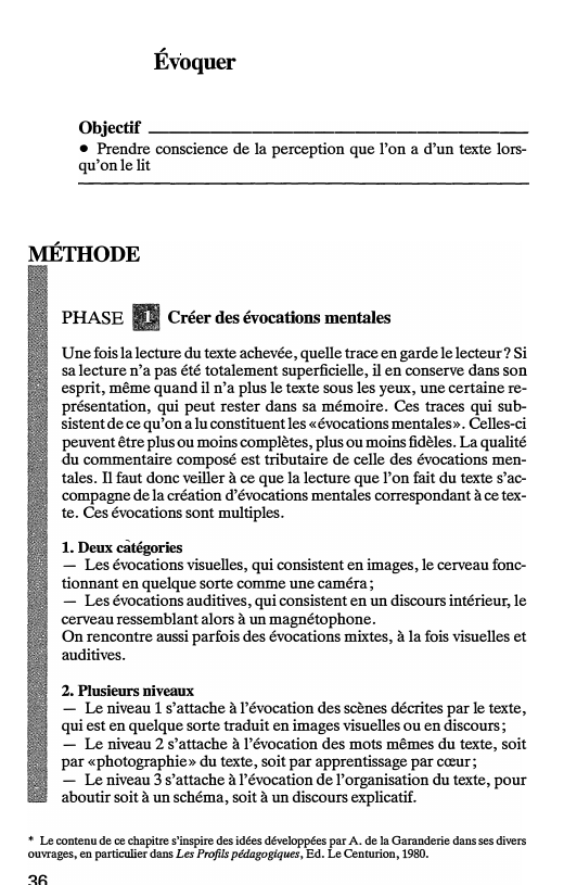 Prévisualisation du document Évoquer (commentaire de texte)