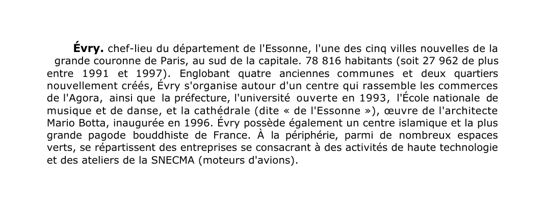 Prévisualisation du document Évry.