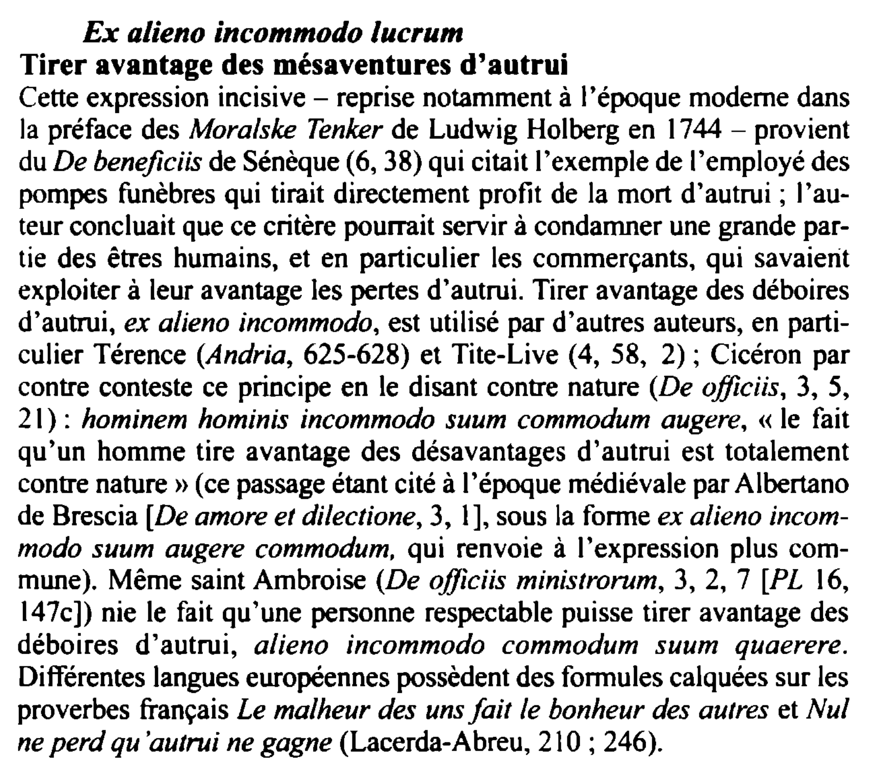 Prévisualisation du document Ex alieno incommoda lucrum