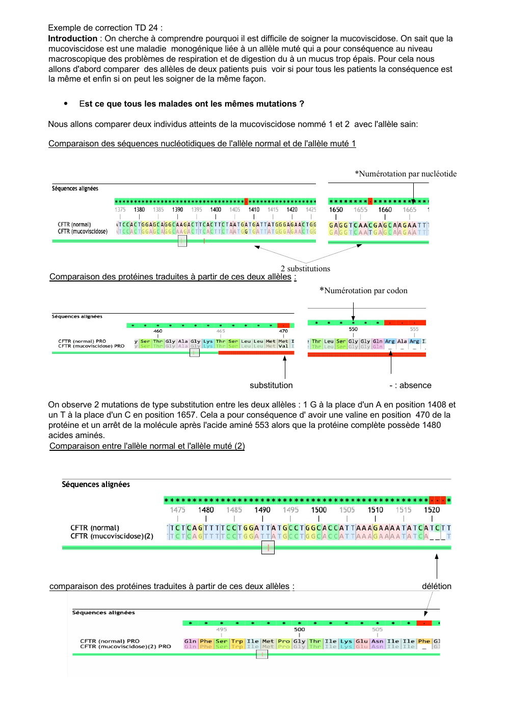 Prévisualisation du document Exemple de correction TD 24 :