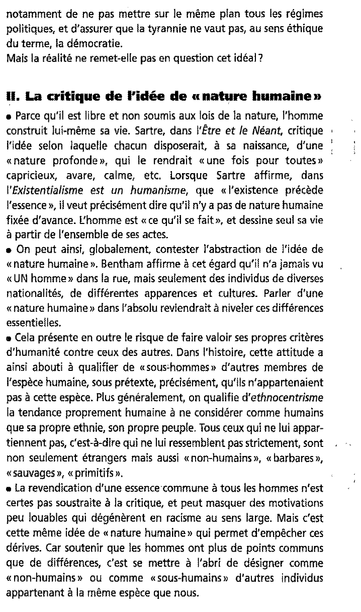 Prévisualisation du document Existe-t-il une nature HUMAINE UNIVERSELLE ?