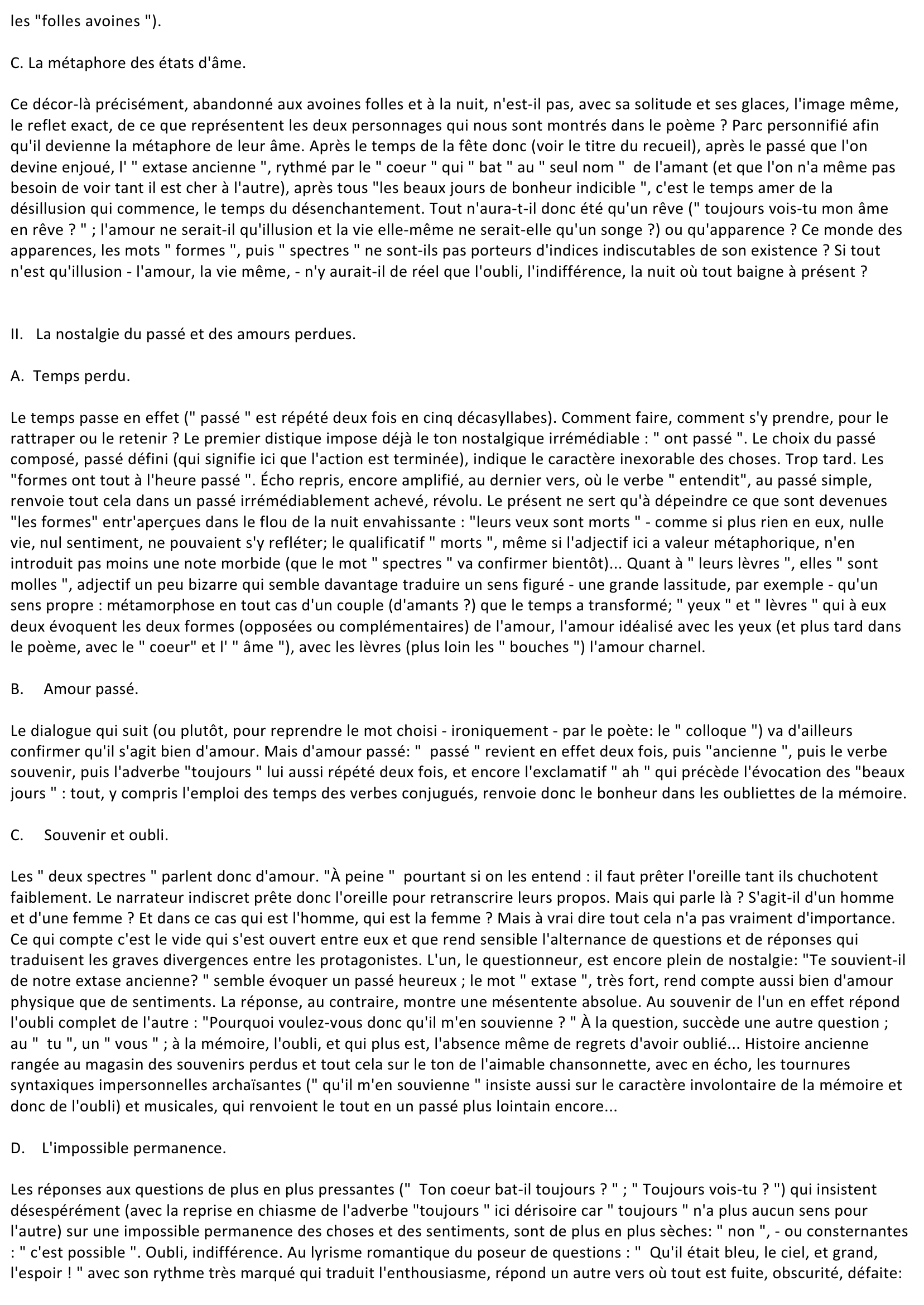 Prévisualisation du document Explication Colloque Sentimental  (Paul Verlaine : Les fêtes galantes)