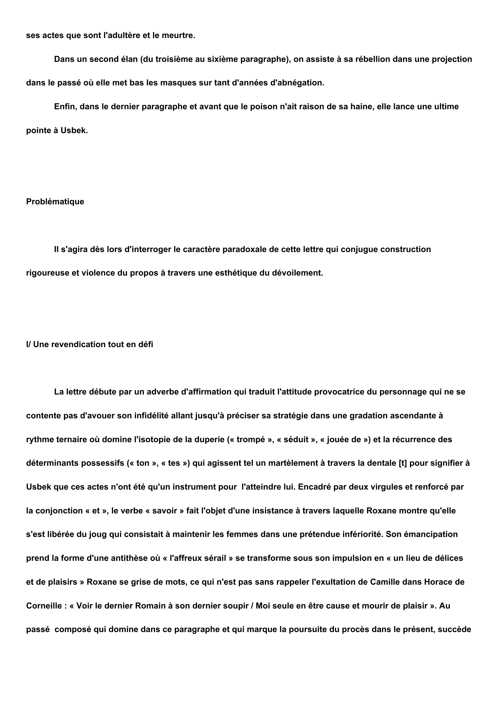 Prévisualisation du document Explication de texte de la dernière lettre des Lettres persanes de Montesquieu