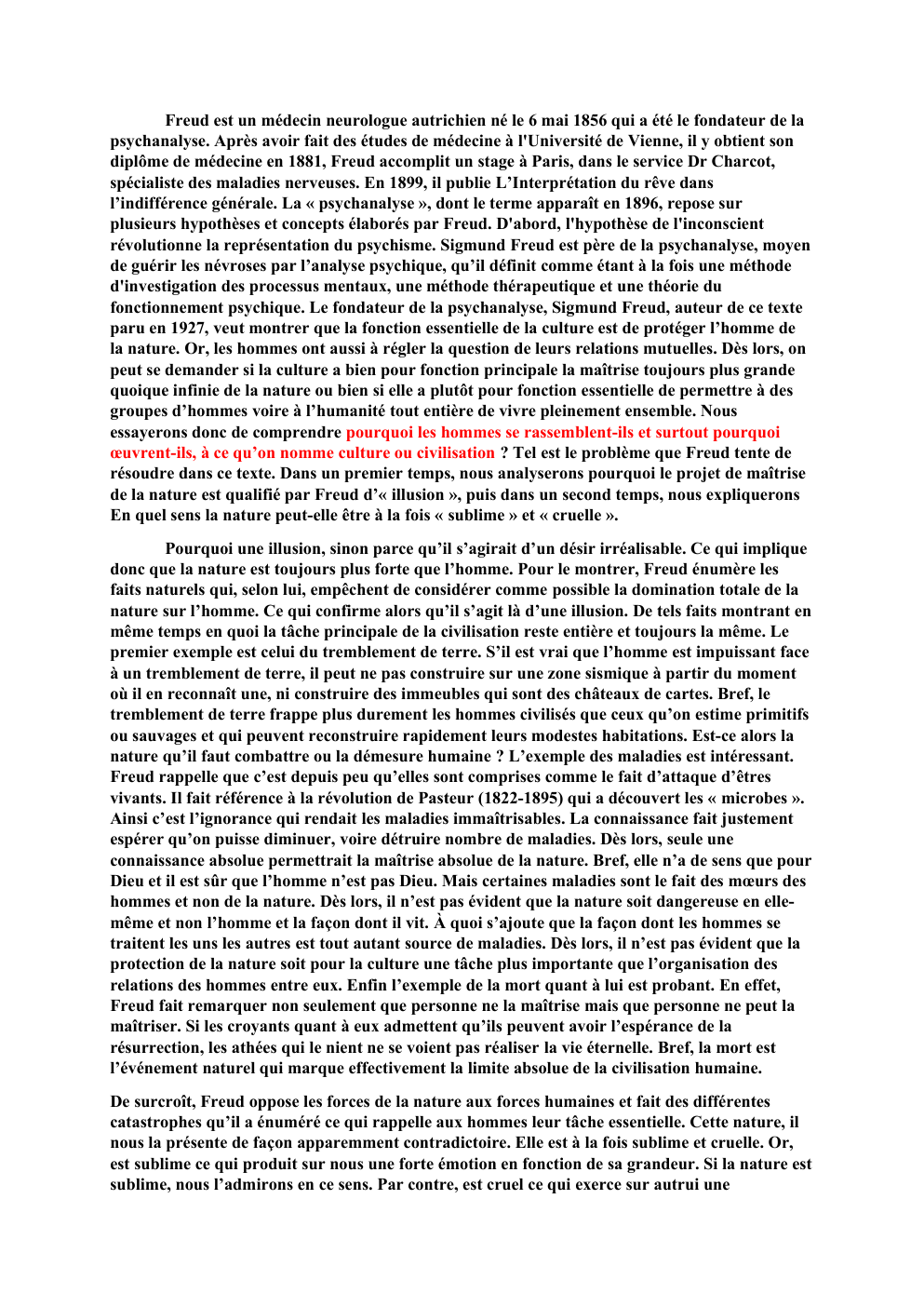 Prévisualisation du document explication de texte freud L’Interprétation du rêve