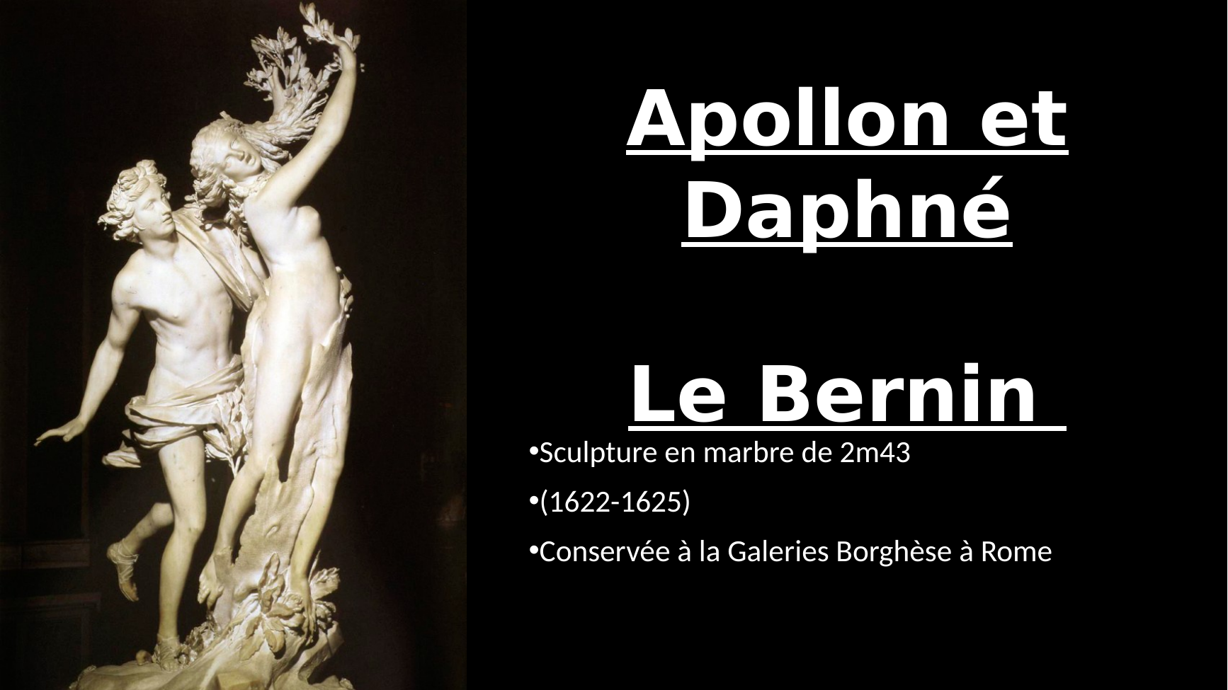 Prévisualisation du document Explication oeuvre d'art: Apollon et Daphné - Le Bernin
