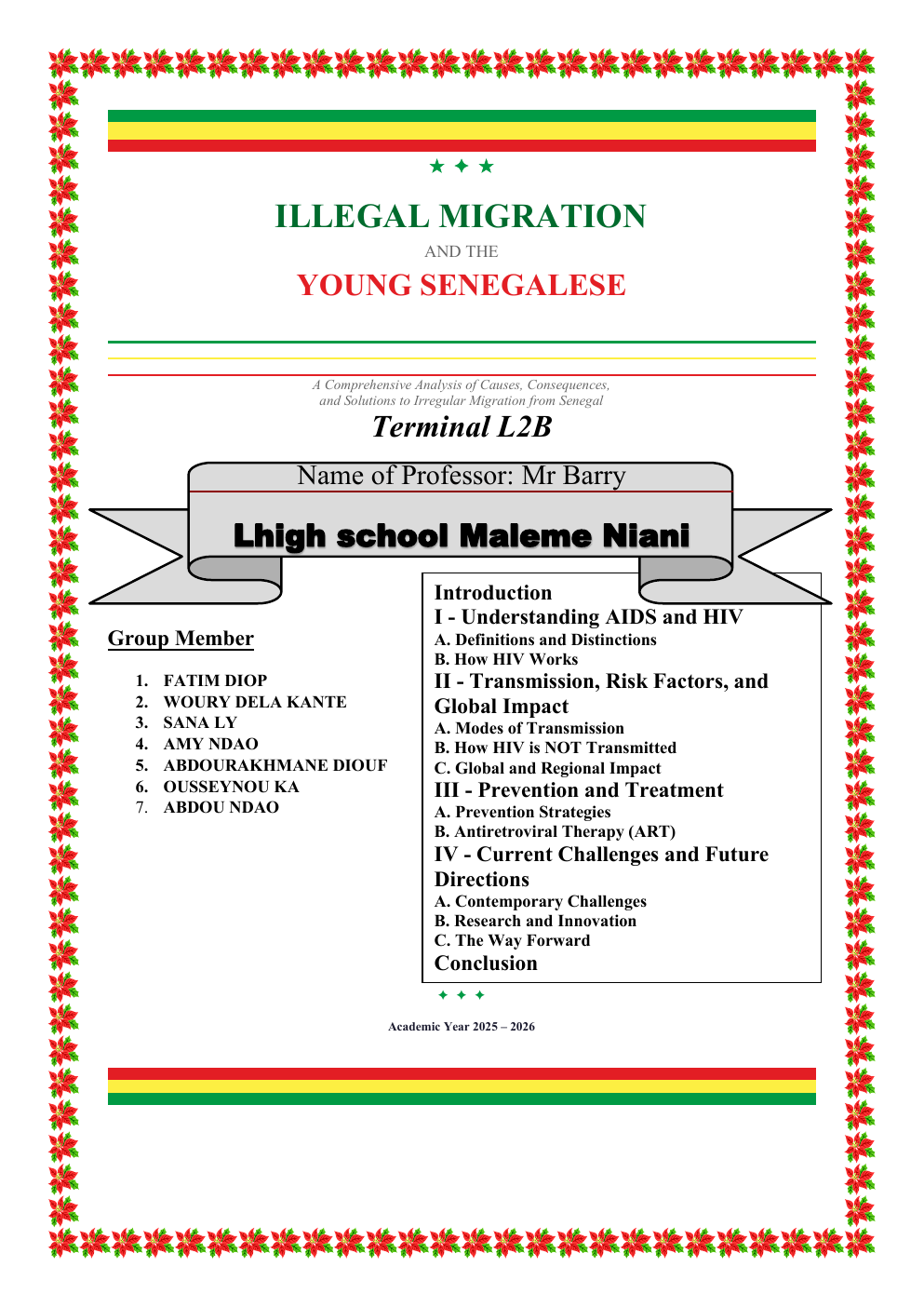 Prévisualisation du document exposé en anglais
