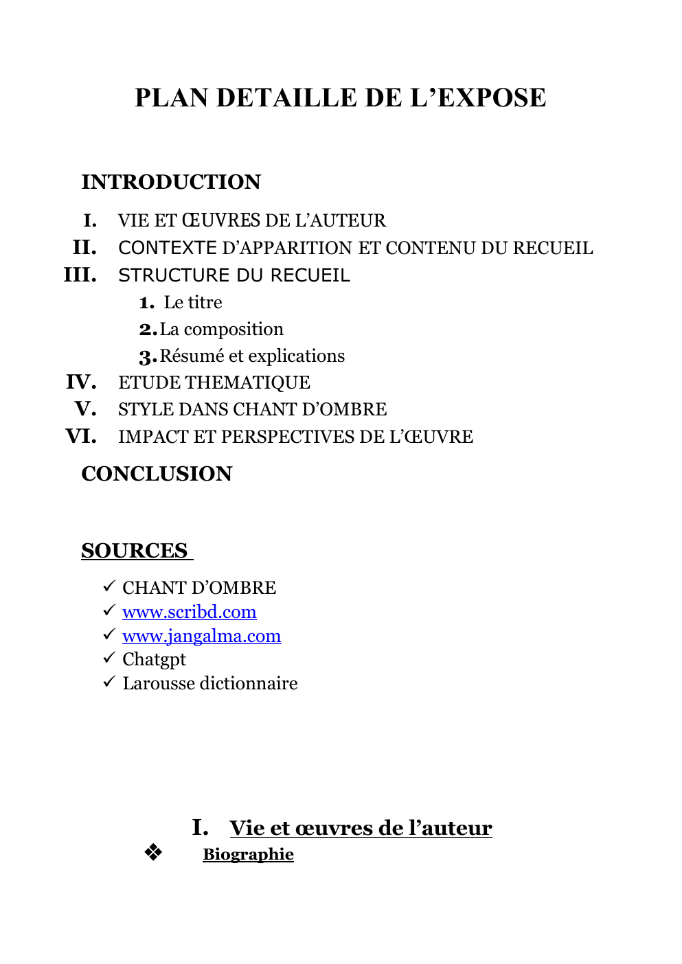 Prévisualisation du document Exposé: Femme noire, Léopold Sedar Senghor