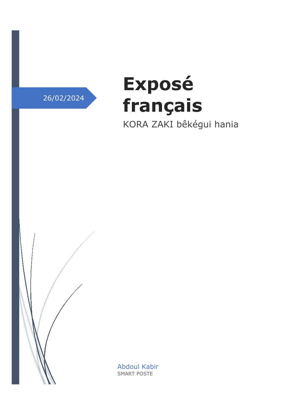 Prévisualisation du document Exposé français  THEME : LA TRADITION