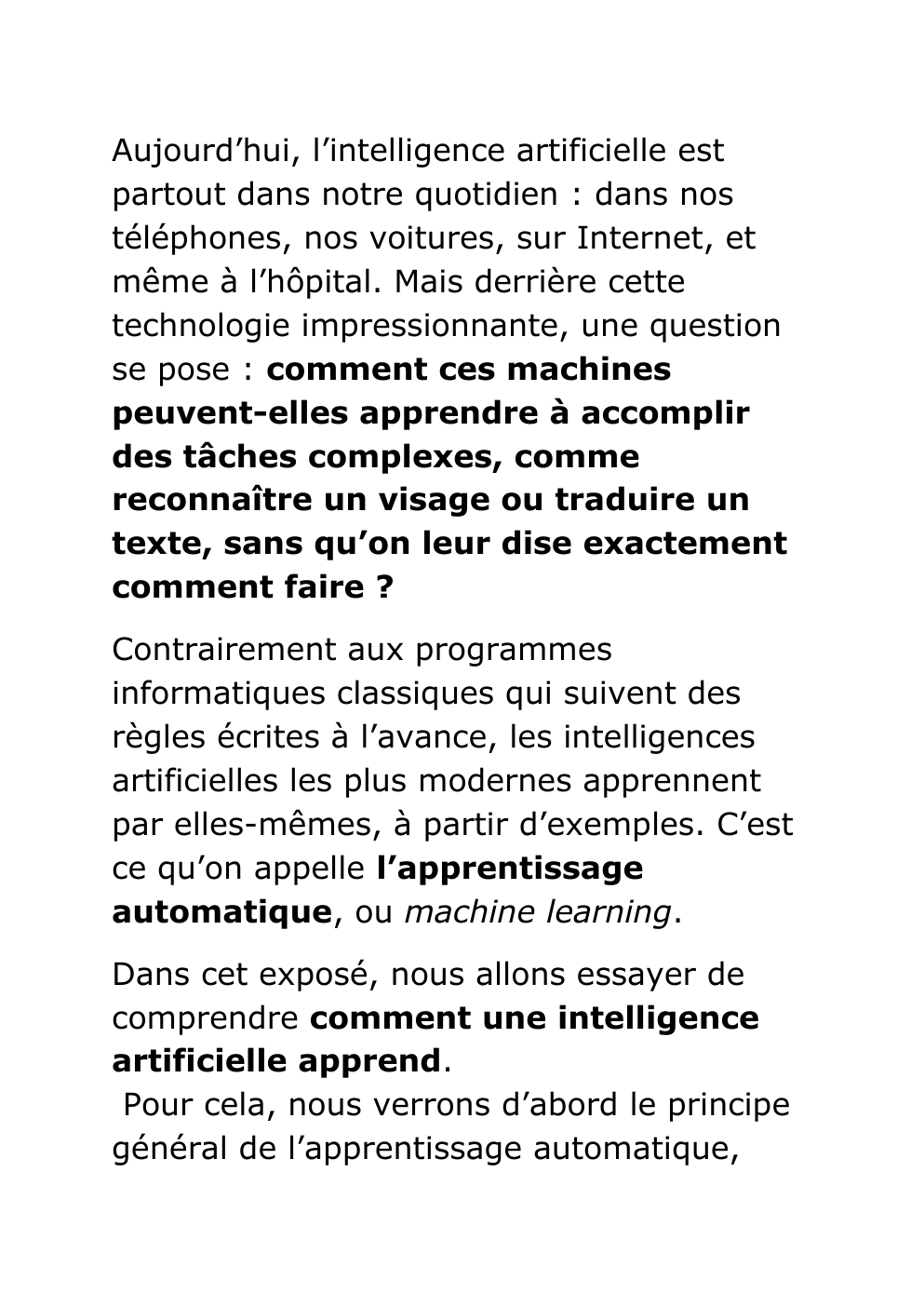 Prévisualisation du document exposé IA