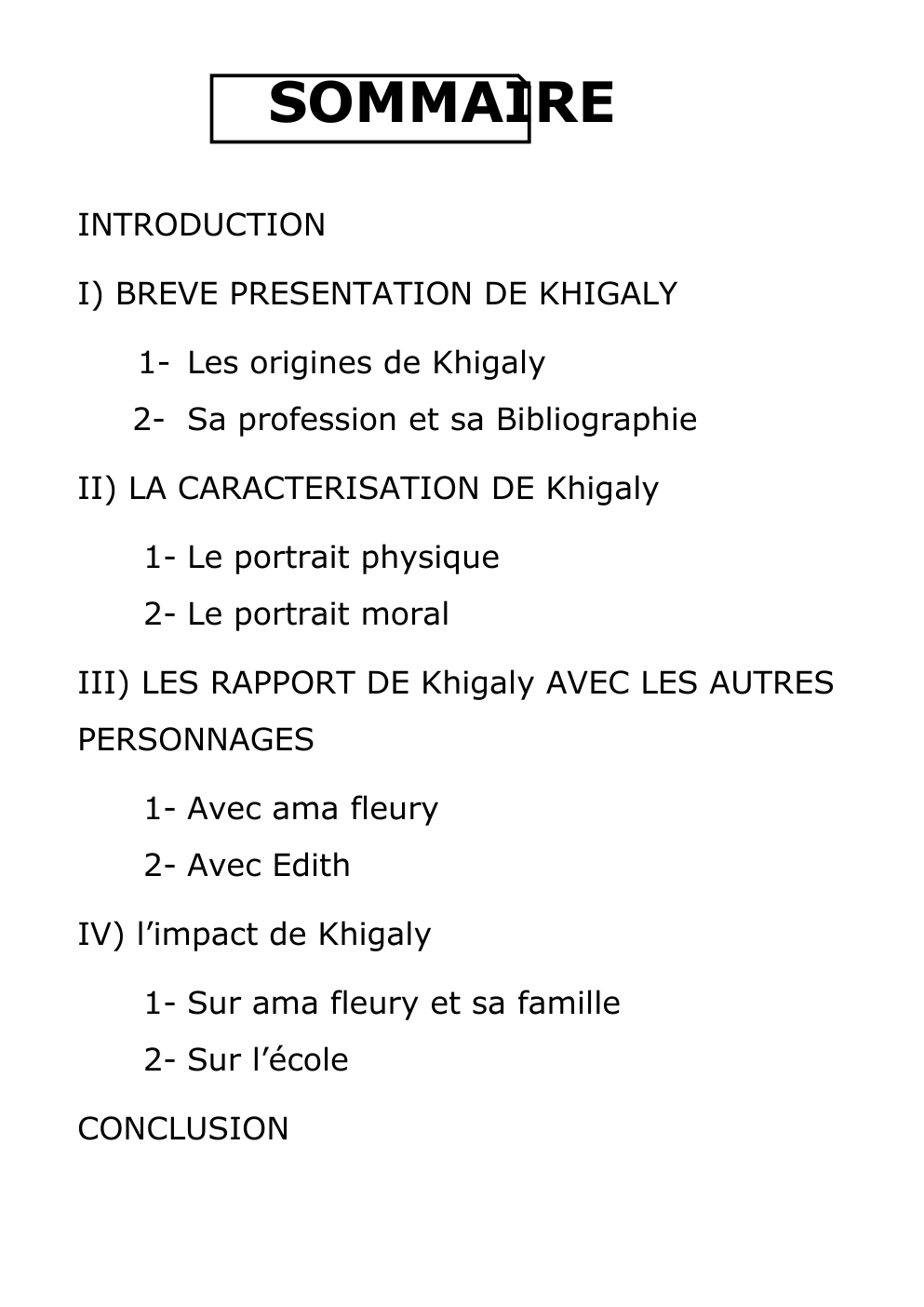 Prévisualisation du document Exposé: Les origines de Khigaly