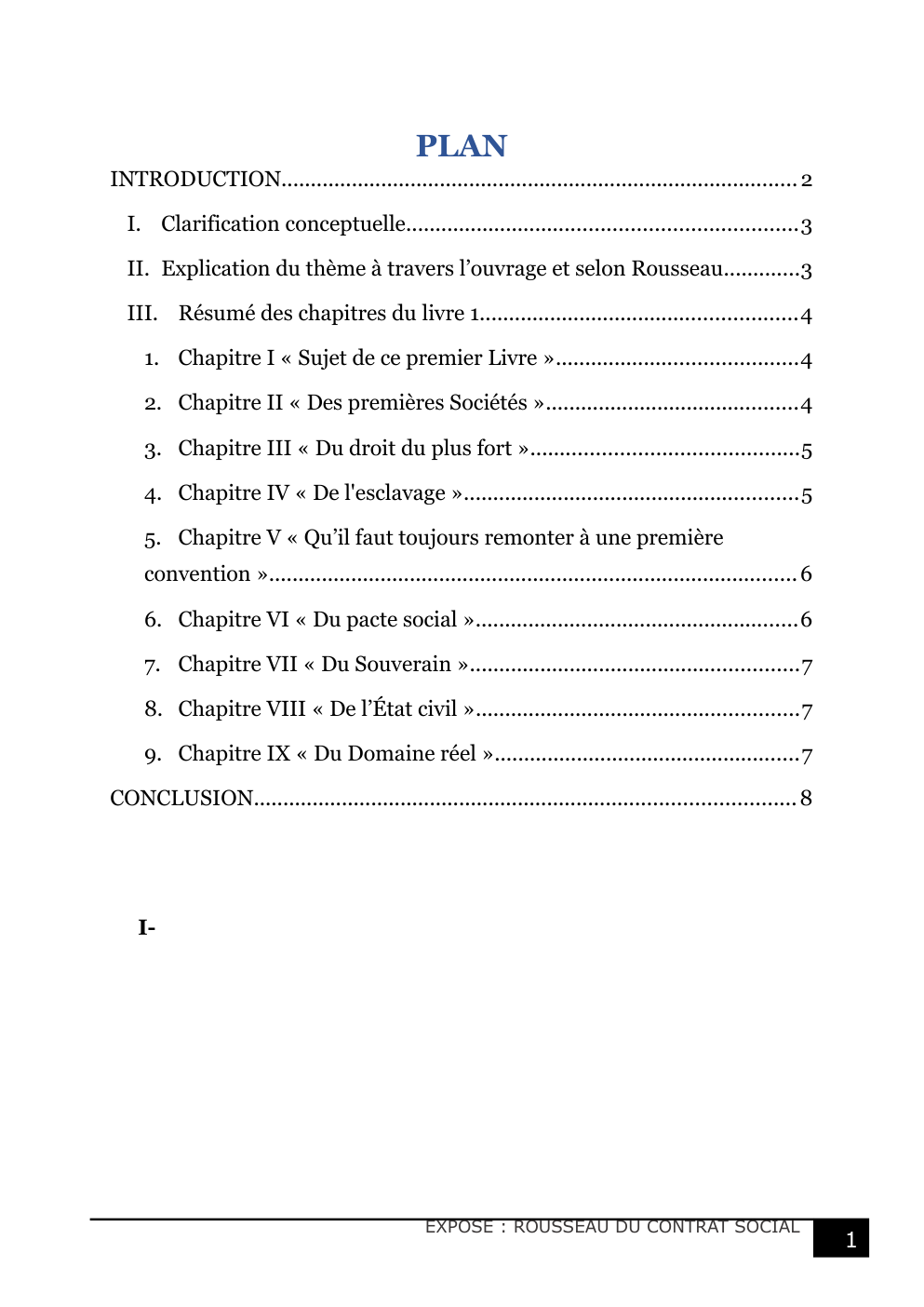 Prévisualisation du document EXPOSE : ROUSSEAU DU CONTRAT SOCIAL