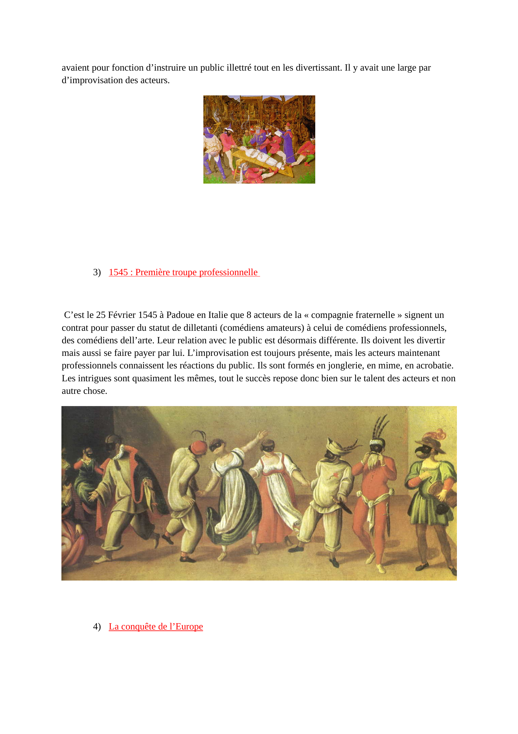 Prévisualisation du document Exposé sur commedia