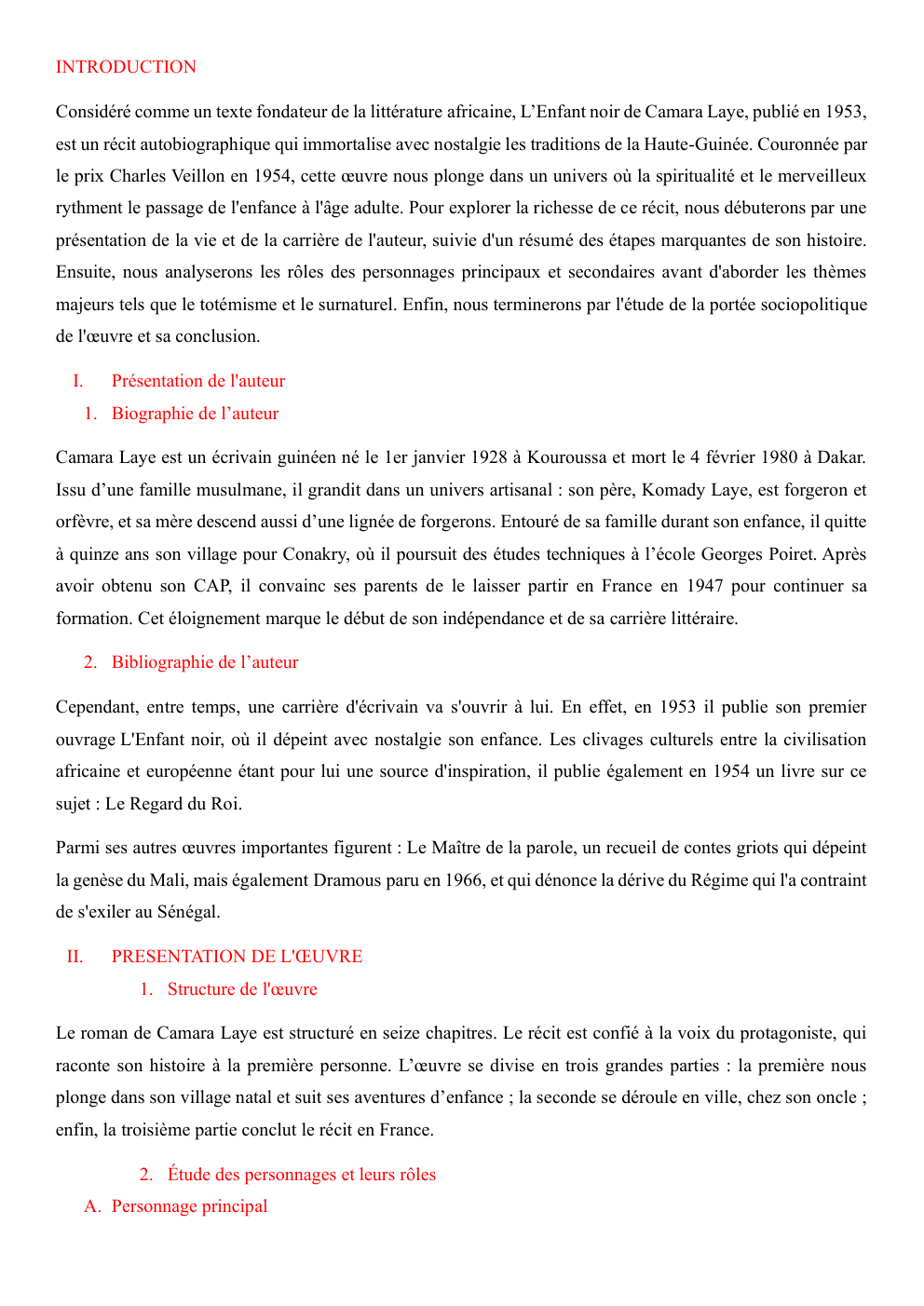 Prévisualisation du document Exposé sur l'enfant noir