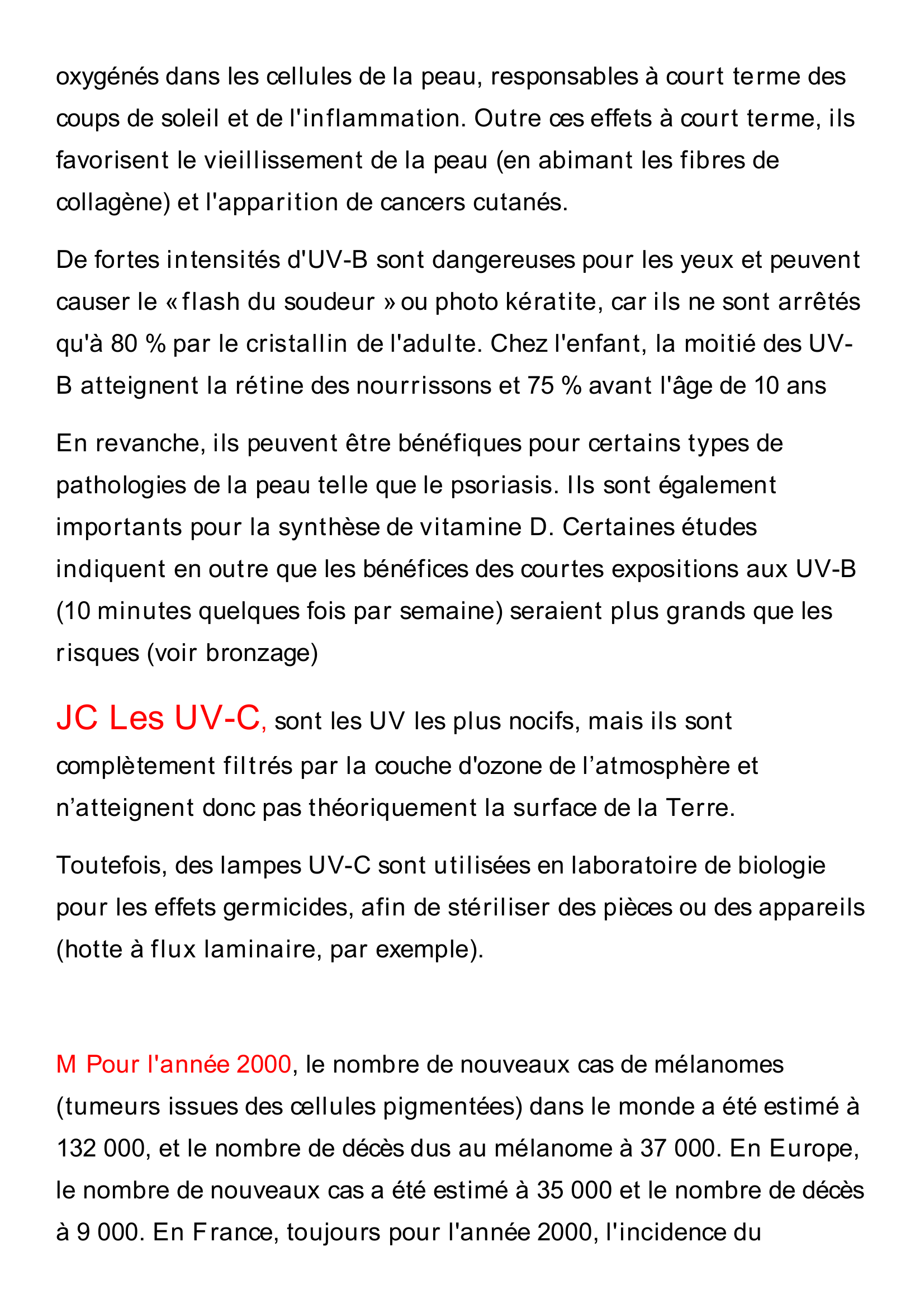 Prévisualisation du document exposé sur les uv