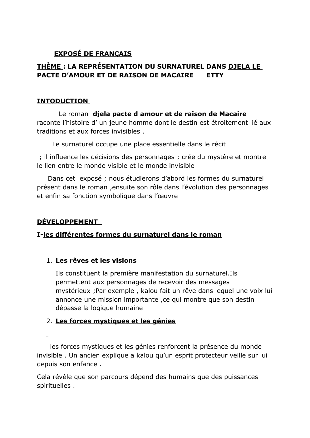 Prévisualisation du document Exposé yoruba