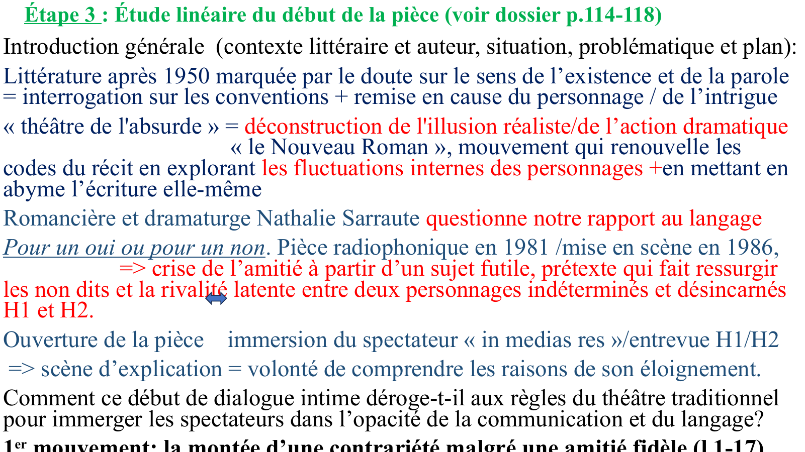 Prévisualisation du document exposition pour un oui ou pour un non