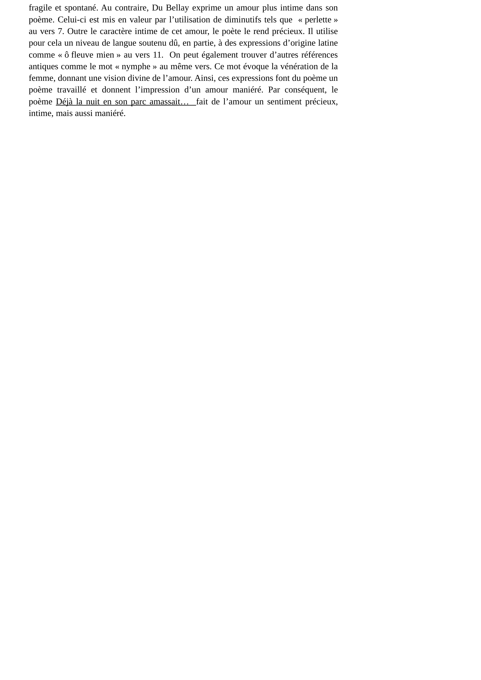 Prévisualisation du document Expression de l'amour