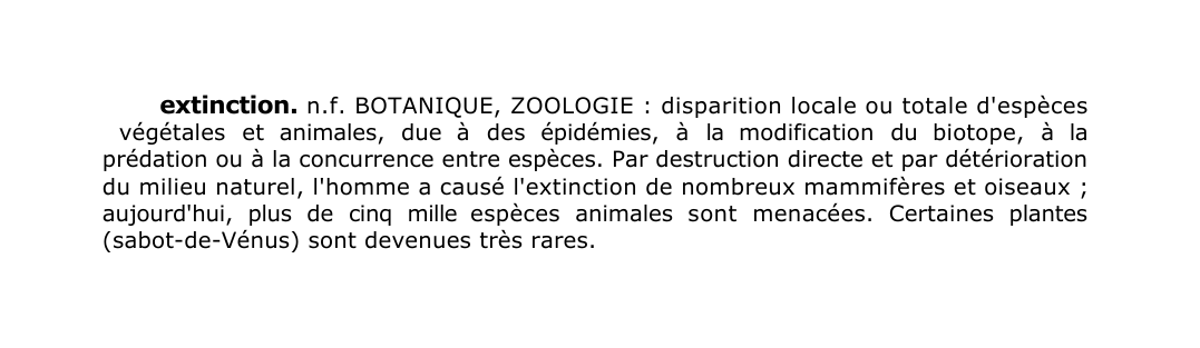 Prévisualisation du document extinction.