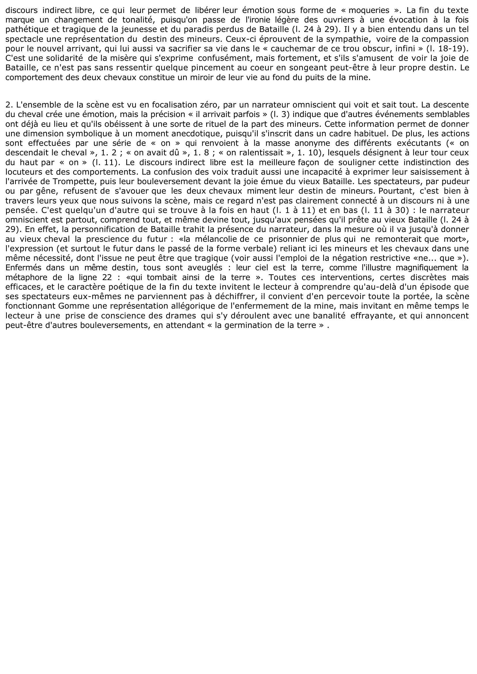 Prévisualisation du document Extrait de : Émile Zola, Germinal (1885) - Ire partie, chap. V