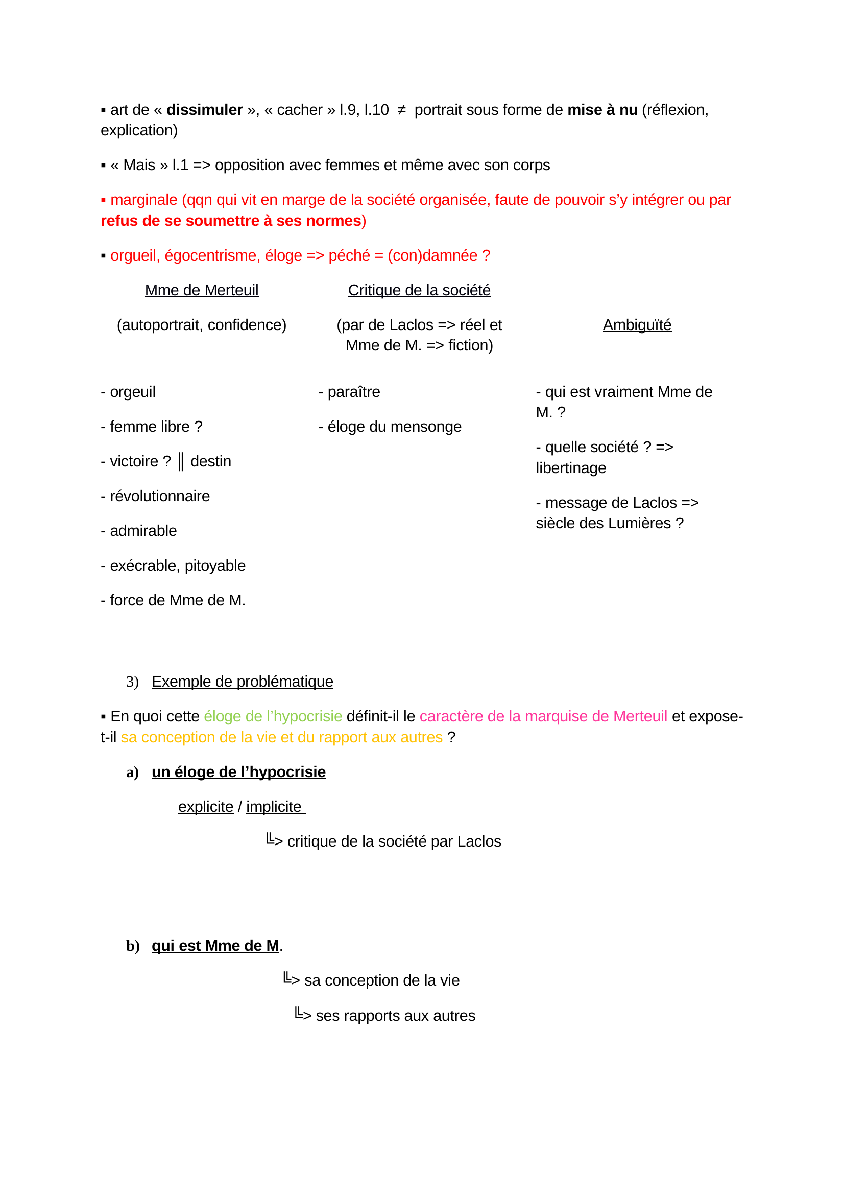 Prévisualisation du document Extrait de la lettre 81 de la marquise de Merteuil dans Les Liaisons Dangereuses de De Laclos