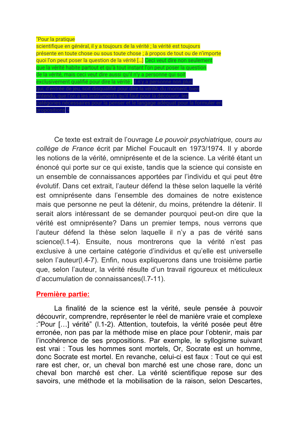 Prévisualisation du document extrait de l’ouvrage Le pouvoir psychiatrique, cours au collège de France écrit par Michel Foucault