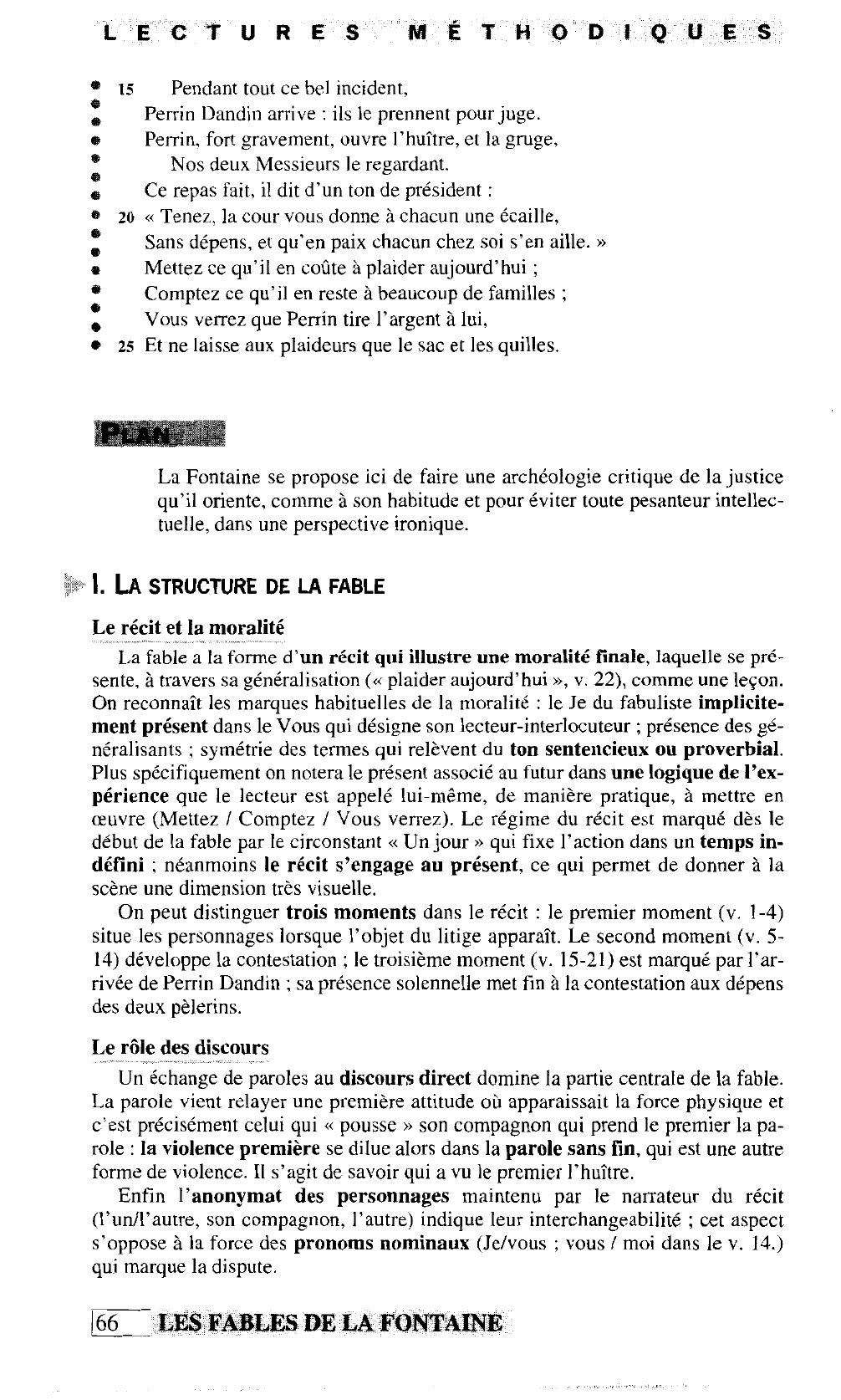 Prévisualisation du document Extrait : L'huître et les plaideurs (Livre IX, 9)