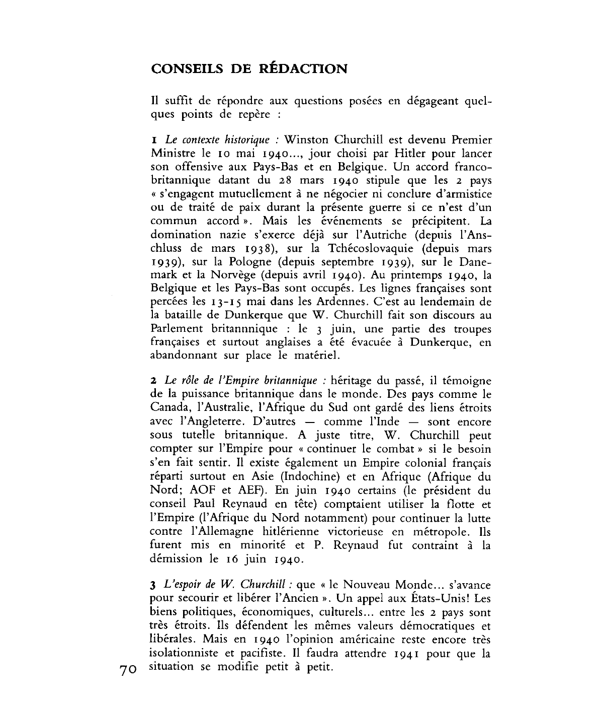 Prévisualisation du document Extraits d'un discours prononcé par Winston Churchill, devant le Parlement britannique, le 4 juin 1940 (il s'agit plus précisément de la fin du discours).