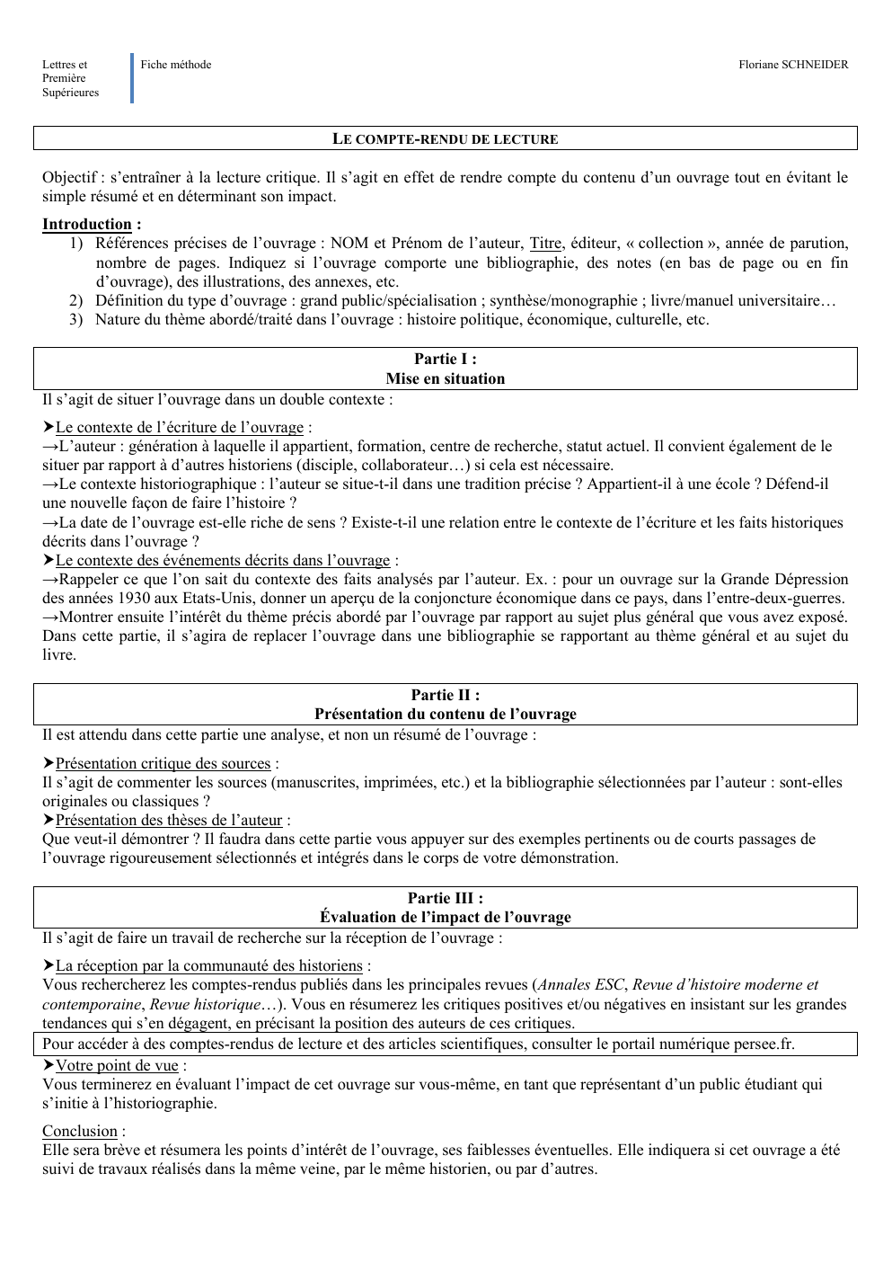 Prévisualisation du document Faire un compte rendu