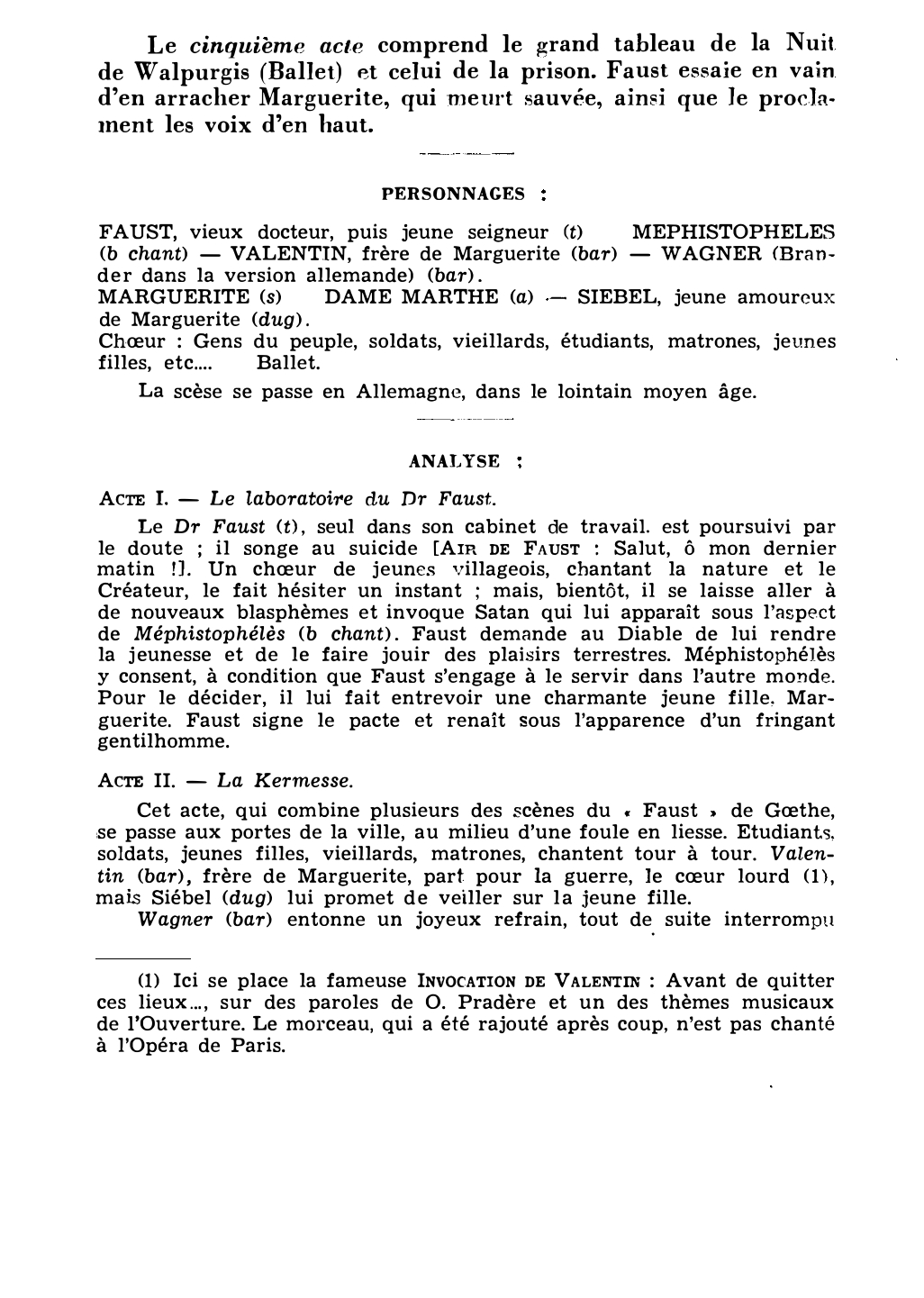 Prévisualisation du document FAUST de Charles Gounod (résumé et analyse de l’œuvre – Répertoire lyrique)
