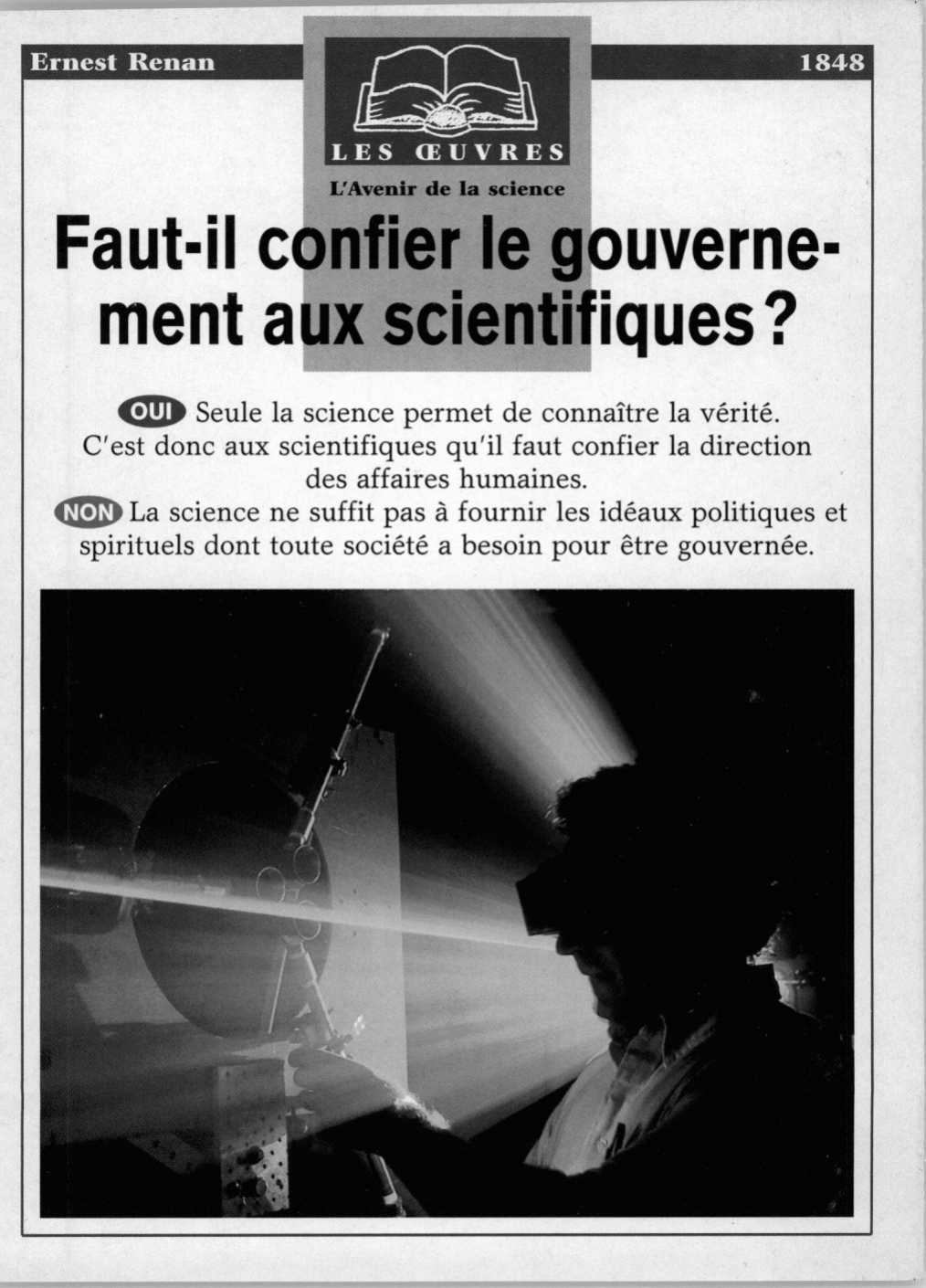 Prévisualisation du document Faut-il confier le gouvernement aux scientifiques ?