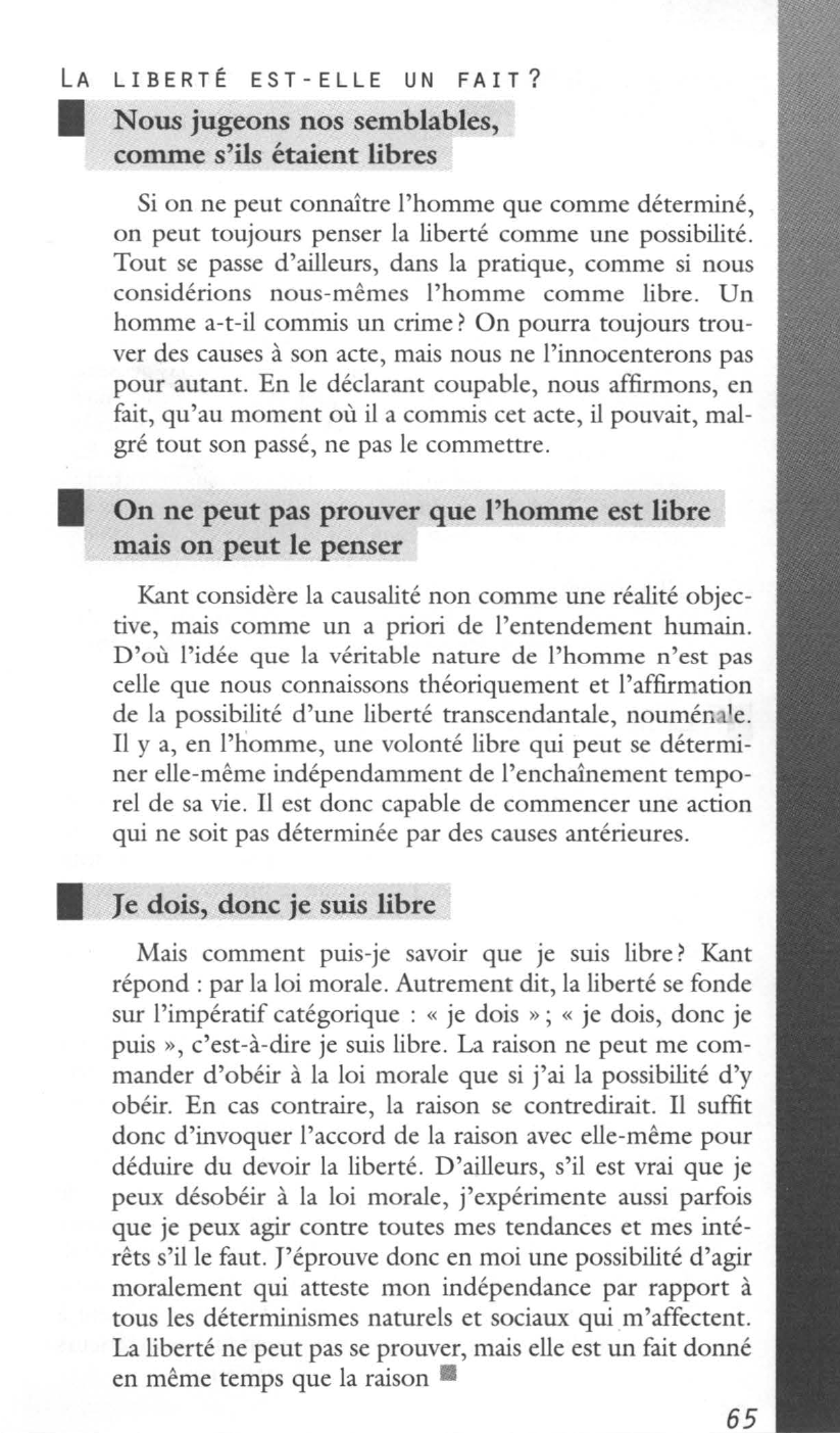 Prévisualisation du document FAUT-IL DIRE DE L'HOMME  QU'IL EST LIBRE OU QU'IL SE LIBÈRE?