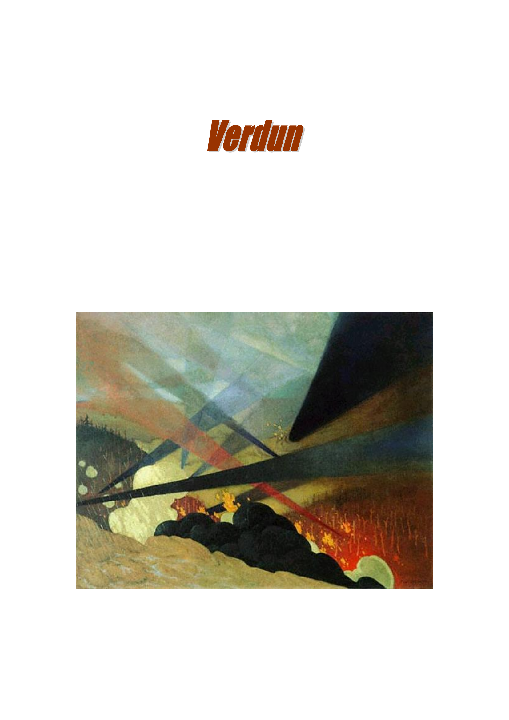 Prévisualisation du document Félix Vallotton: Verdun (analyse du tableau)