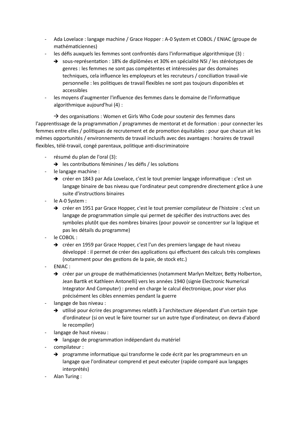 Prévisualisation du document Femme et l'informatique