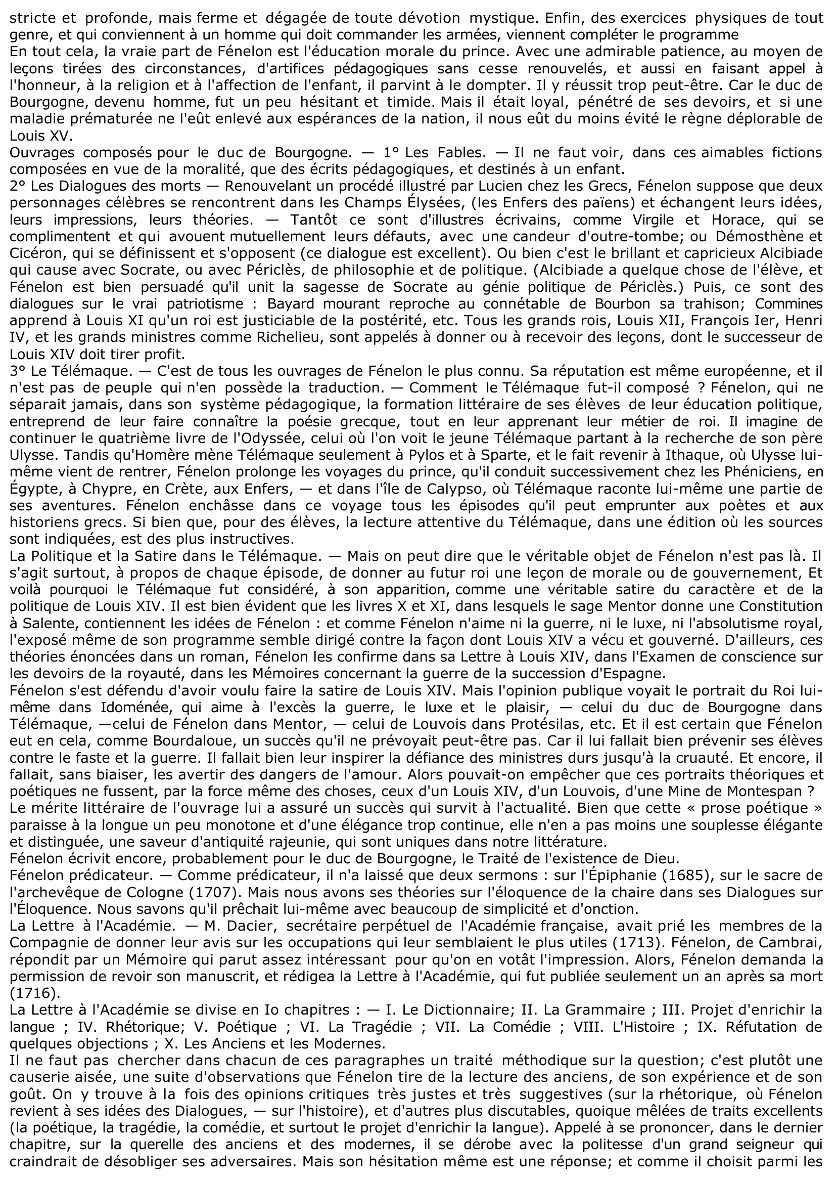 Prévisualisation du document FÉNELON (François de Salignac de la Mothe-Fénelon)
