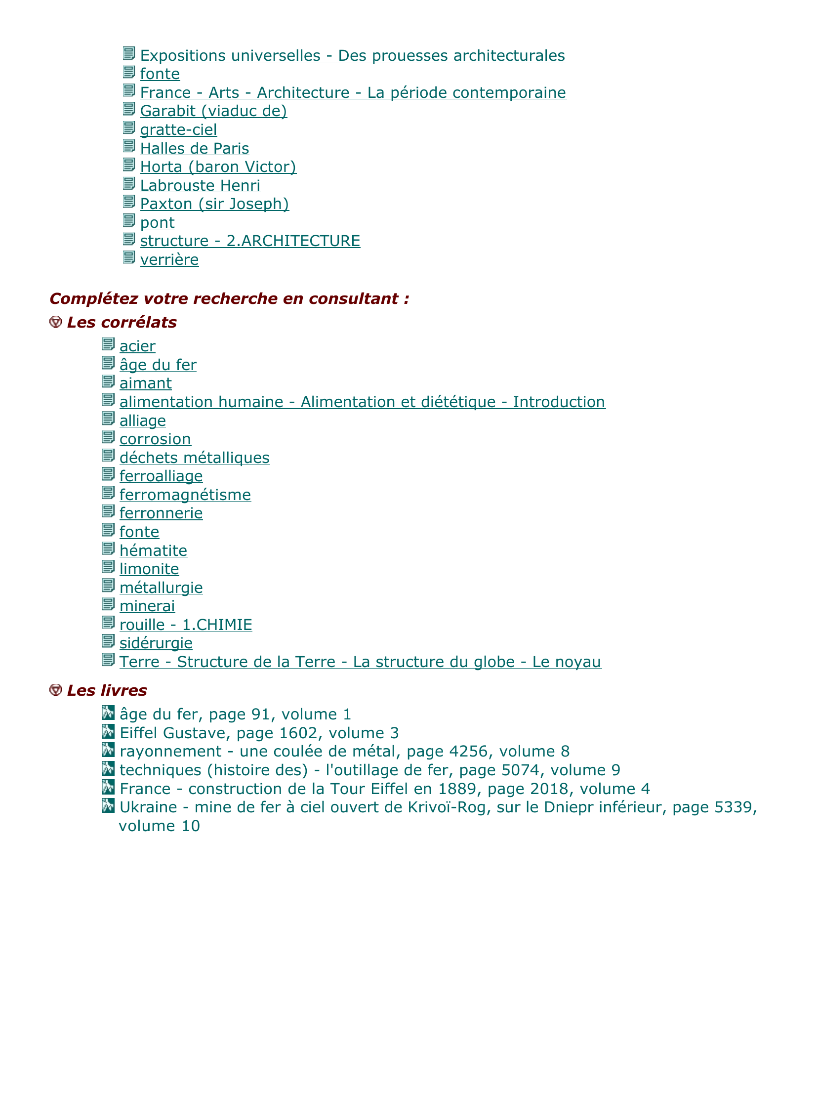 Prévisualisation du document fer. n.m., élément chimique de symbole Fe, de numéro atomique