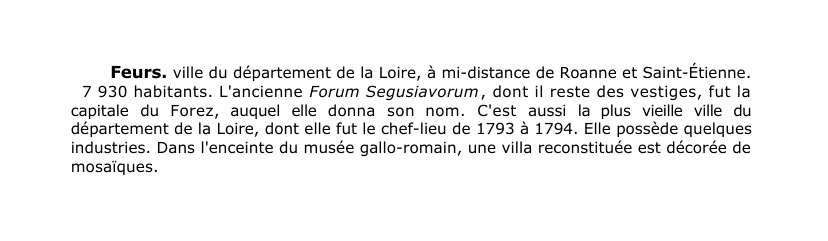 Prévisualisation du document Feurs.