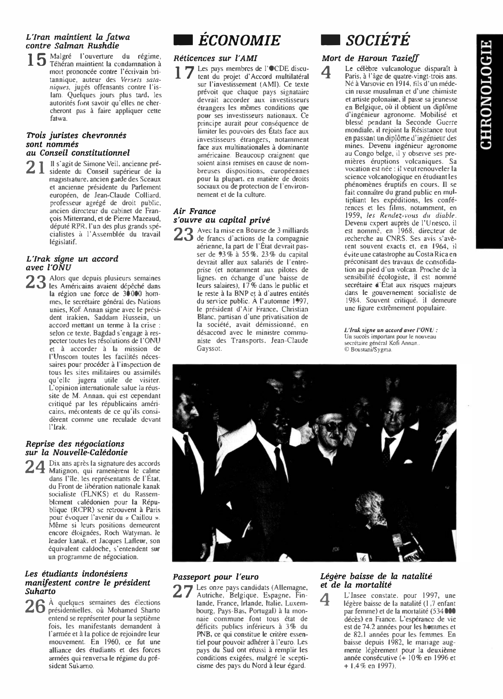 Prévisualisation du document février 1998 dans le monde (histoire chronologique)